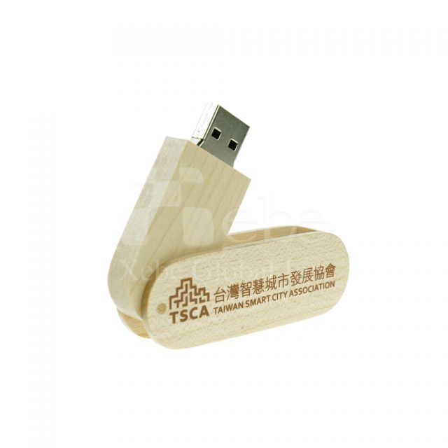 客製木紋USB  