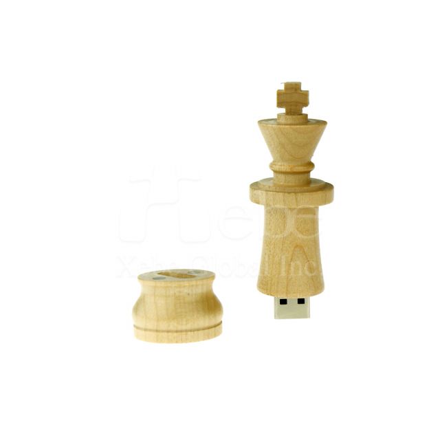 鬥智西洋棋木頭隨身碟 