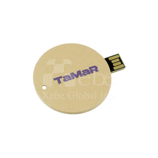 企業LOGO客製圓型禮品隨身碟