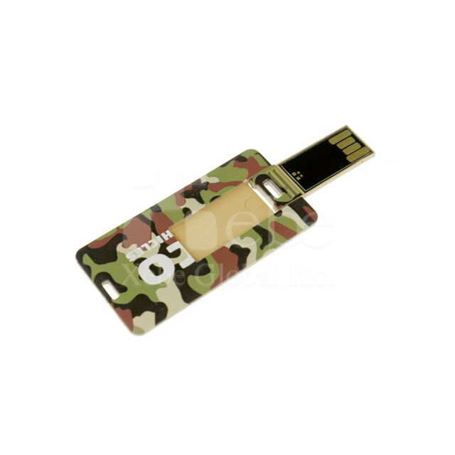 滿版印花卡片式禮品隨身碟