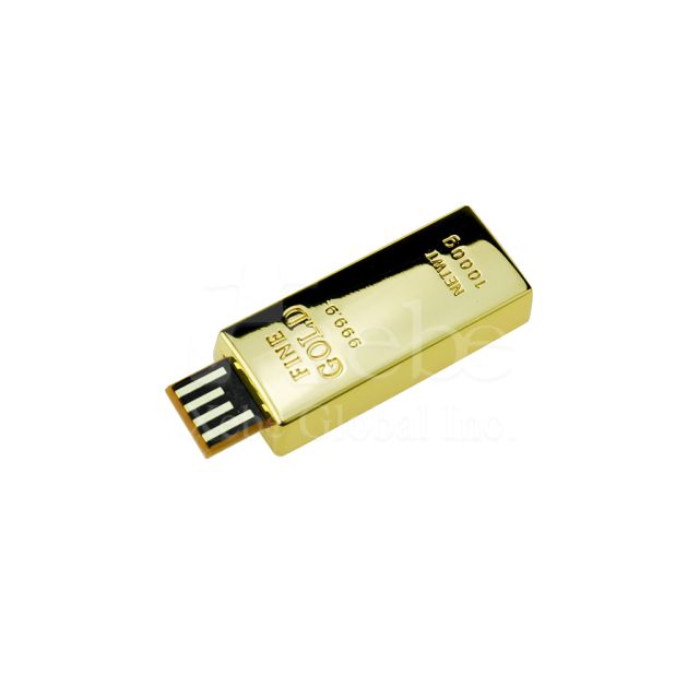 金屬金塊隨身碟 公司禮品