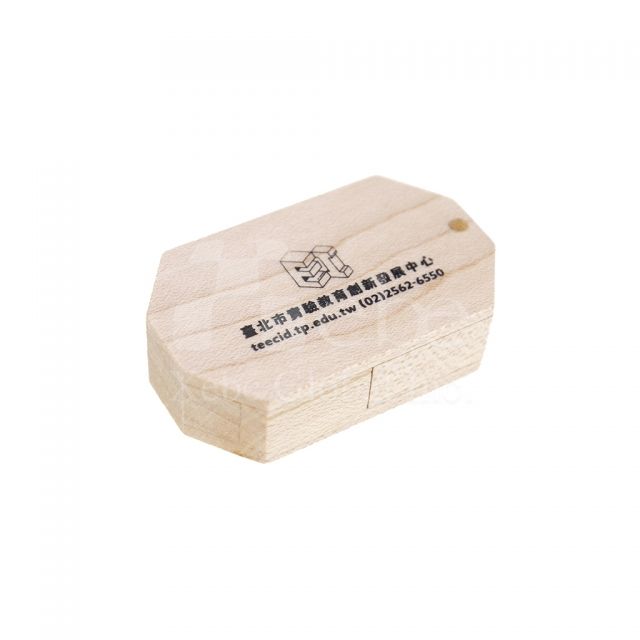 木質旋轉隨身碟 學校禮品