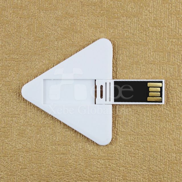 三角形卡片禮品隨身碟