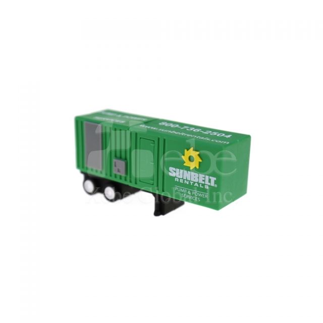 綠色貨櫃車USB客製化