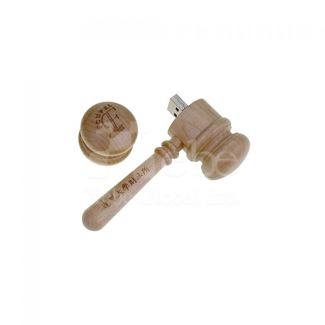 法槌造型木頭隨身碟
