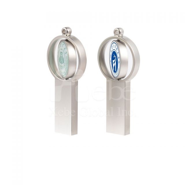 圓形LOGO旋轉金屬隨身碟